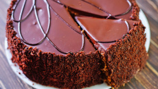 Gâteaux au chocolat et crème de banane