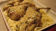 Lapin à la moutarde ancienne