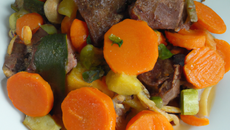 Bœuf mijoté aux légumes d'automne