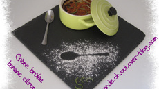 Crème brûlée banane citron vert