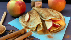 Crêpes pain d'épices et pomme