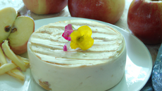 Mousse de Brie de Melun aux pommes