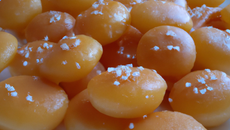 Bouchées sucrées salées aux patates douces confites