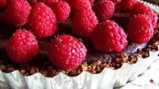 Tarte choco-framboises