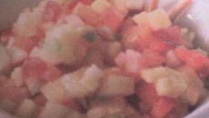 Minestrone de fruits frais