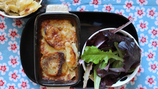Petits gratins de pommes de terre, cèpes et tomme