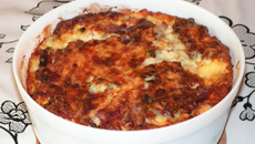 Quiche sans pâte lardon et roquefort