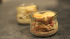 Mille-feuilles de crêpes au sarrasin et reblochon