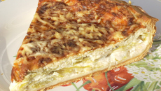 Tarte aux poireaux simple