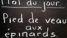 Pieds de veau aux épinards