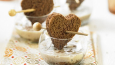 Mini mousse banane et son cœur moelleux au chocolat