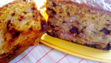 Gateau à la banane pépites de chocolat