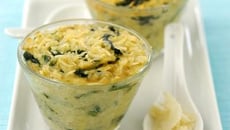 Timbale de riz aux épinards (basmati)
