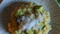 Risotto aux courgettes et parmesan