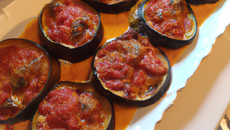 Aubergines fondantes à la tomate