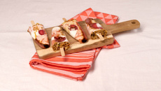 Bâtonnets glacés croustillants : fraises, lait concentré et mascarpone