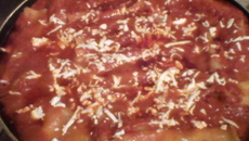 Cannellonis cuits dans la poêle