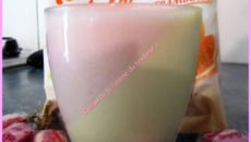 Panna-cotta aux Bêtises de Cambrai citron-framboise