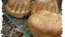 Moelleux abricots & fraises au basilic (sans beurre)