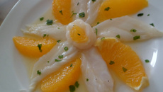 Dos de cabillaud mariné aux agrumes