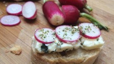 Tapas d'été bleues et rose