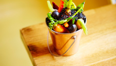 « Terre » d’olives d’Espagne et son confit de légumes