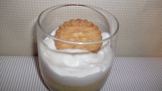 Mousse à la mangue et sa chantilly à l'orange