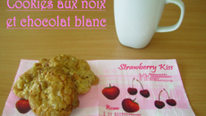 Cookies aux noix et au chocolat blanc