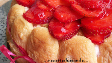 Charlotte aux fraises économique
