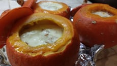 Potimarron farci façon tartiflette