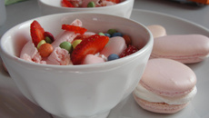 Verrine à la fraise dans tout ses états