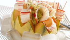 Melon surprise et Tranches de la Mer Coraya