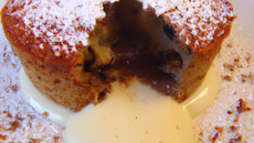 Crumble fondant au chocolat blanc
