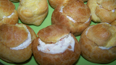 Petits choux saumon