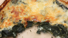 Gratin de feuilles de blettes au Camembert Le Rustique