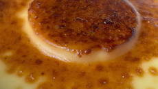 Crème brûlée au miel et à la crème de marrons
