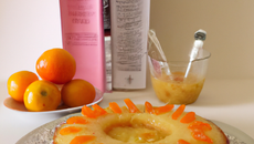 Cake orange / citron et son coulis d'abricots