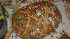 Pain de campagne aux noix et romarin