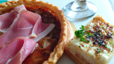 Tarte au jambon et Saint Môret