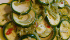 Salade de courgettes express