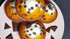 Muffin au chocolat blanc