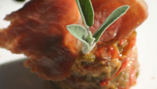 Piperade au Piment d'Espelette et Jambon de Bayonne