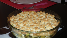 Crumble de courgettes