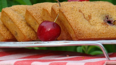 Financiers cerise au beurre de verveine