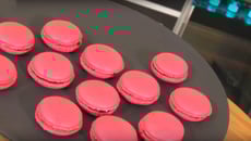 Macarons à la framboise
