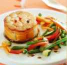 Tournedos de Surimi poêlé et ses légumes fondants