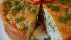 Cake au saumon à la provençale