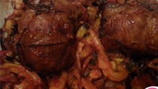 Paupiettes de veau et ratatouille à l'Actifry