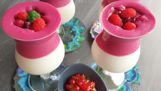 Mousse aux fruits rouge