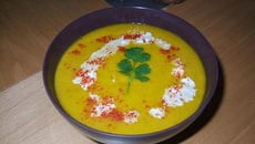 Velouté carotte-coco doucement épicée